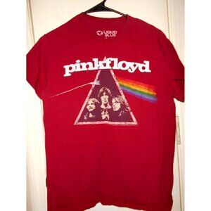 Liquid Blue Pink Floyd Men's Small Red Short Sleeve T-Shirt Collectible the wall